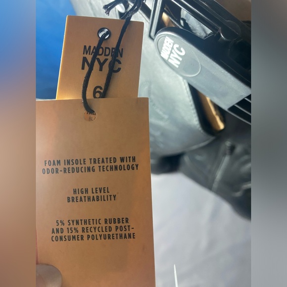 NWT Madden NYC Women's Embroidered Tall Western Black Boots - Picture 16 of 16